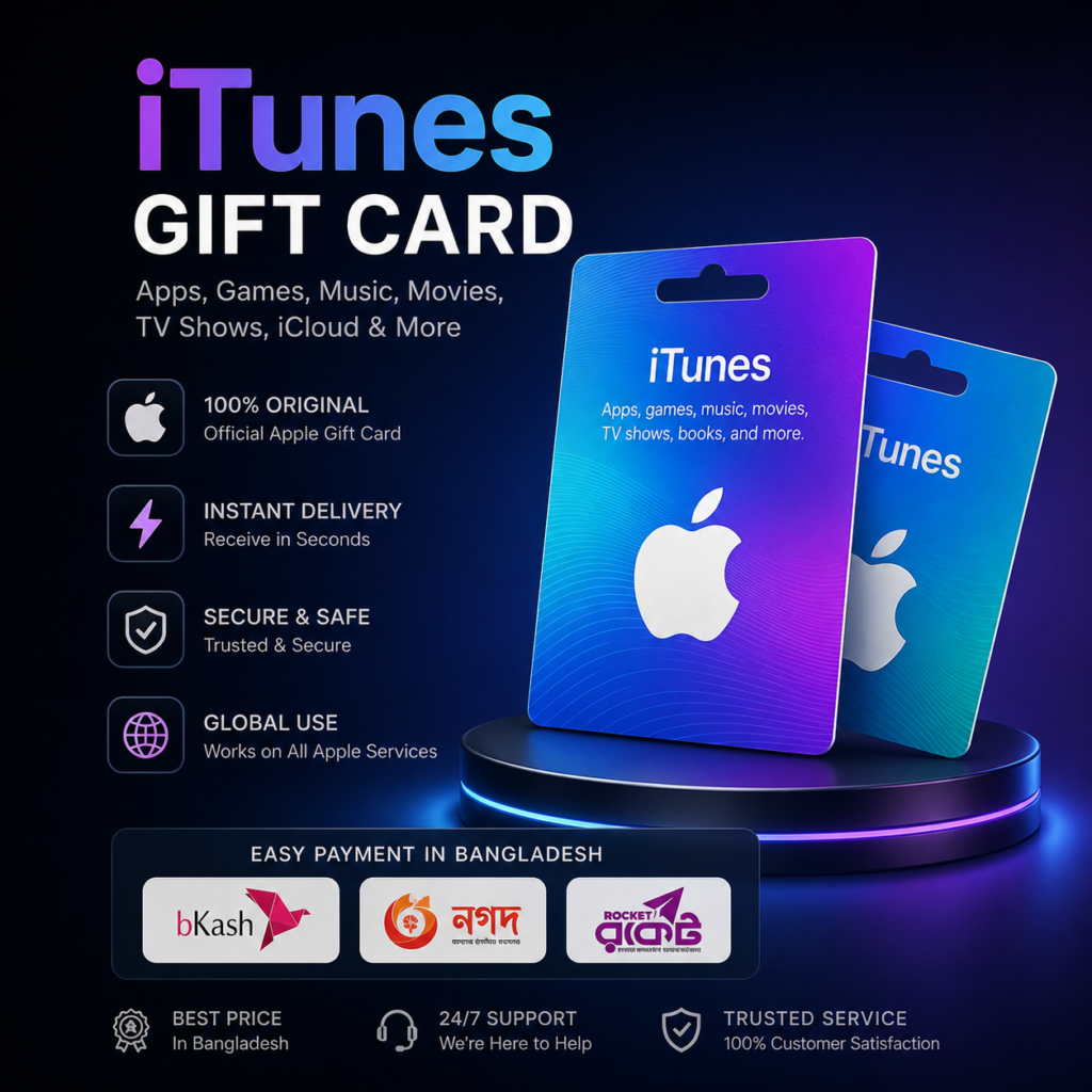 itunes gift card price in bangladesh